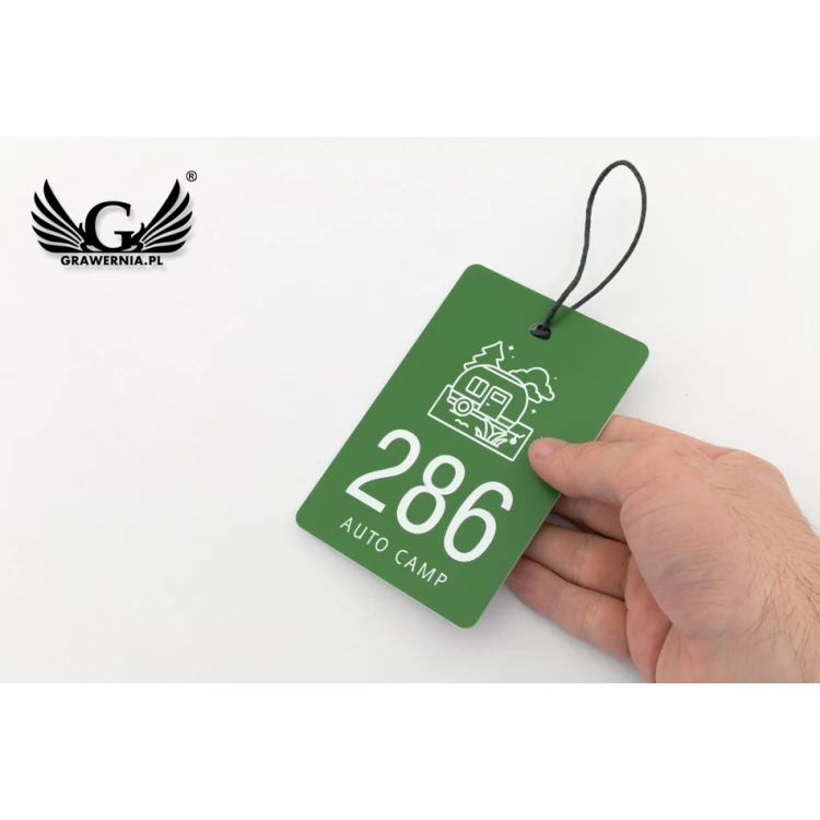 Camping Hang Tags, Tent Field - Dimensions: 80x120mm - CAMP2