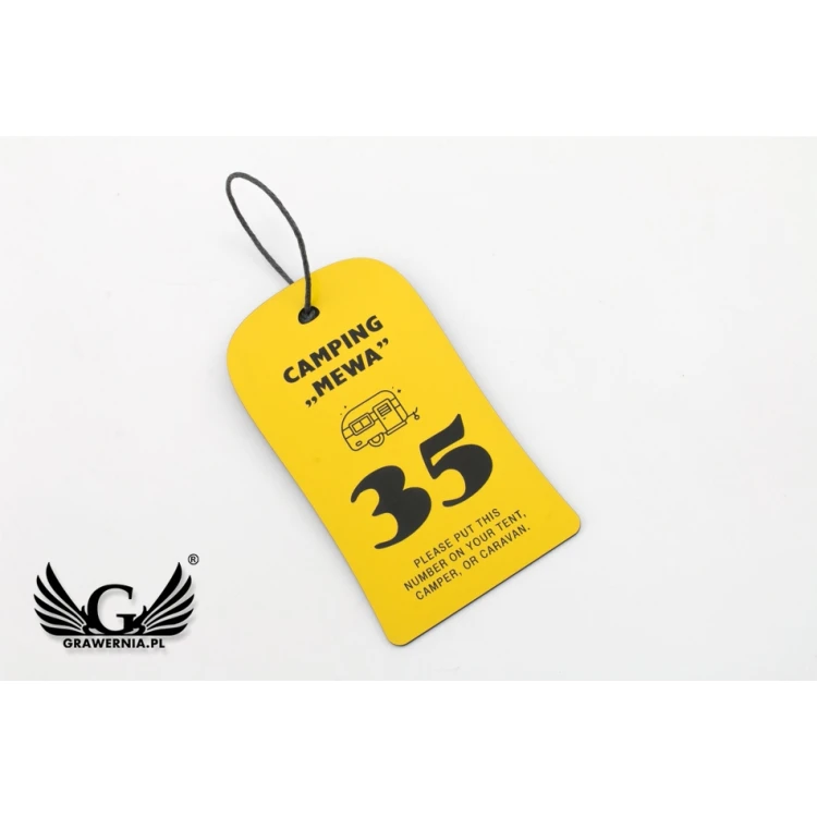 Camping Tags, Tent Field - Dimensions: 80x140mm - CAMP3