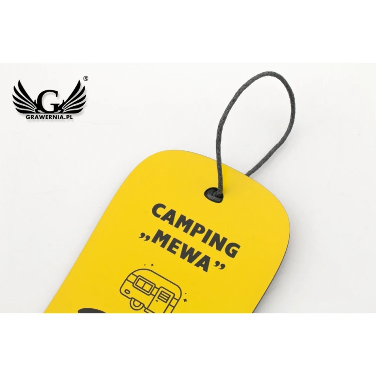 Camping Tags, Tent Field - Dimensions: 80x140mm - CAMP3