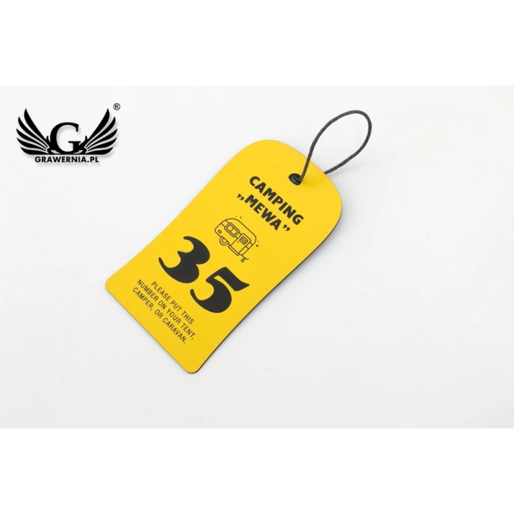 Camping Tags, Tent Field - Dimensions: 80x140mm - CAMP3