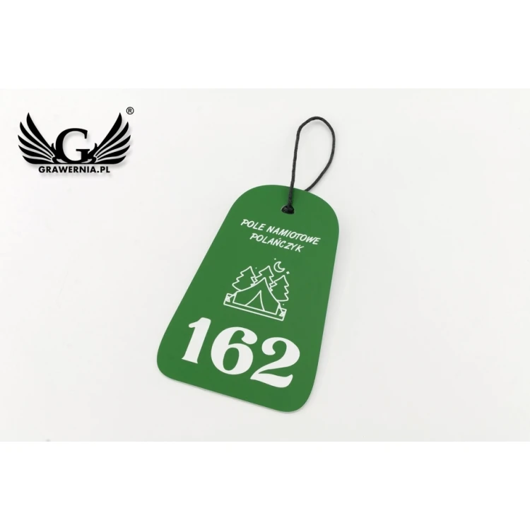 Camping Hang Tags, Tent Field - Dimensions: 90x140mm - CAMP1