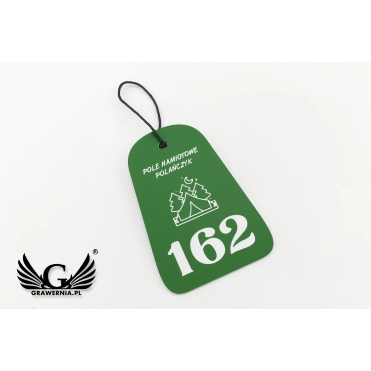 Camping Hang Tags, Tent Field - Dimensions: 90x140mm - CAMP1