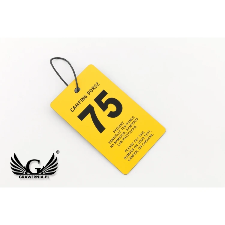 Camping tags, tent field - dimensions: 80x135mm - CAMP4
