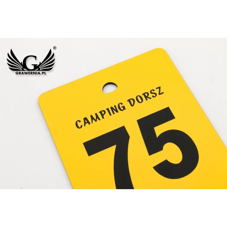Camping tags, tent field - dimensions: 80x135mm - CAMP4
