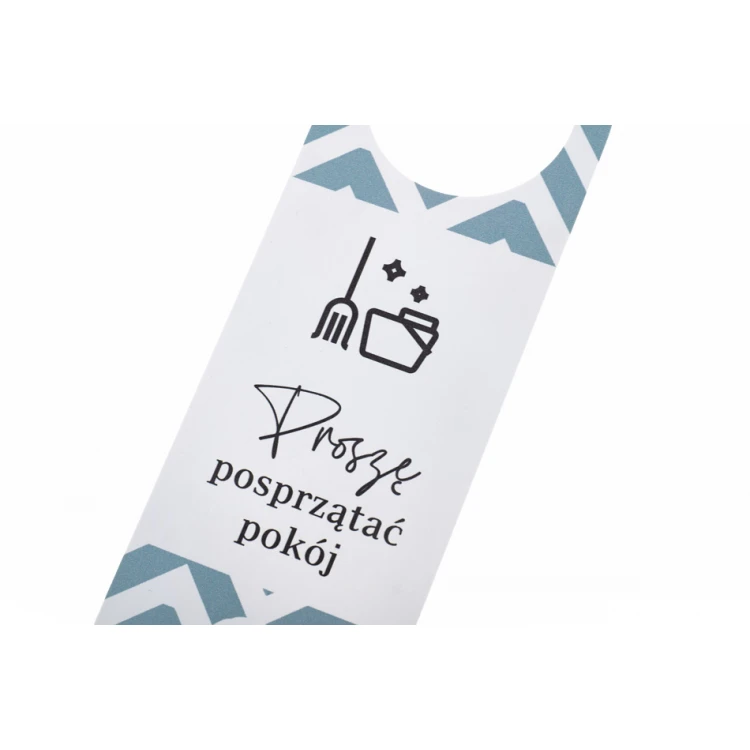 Hotel Door Hangers - dimensions: 60x205mm - UV print - ZAW012