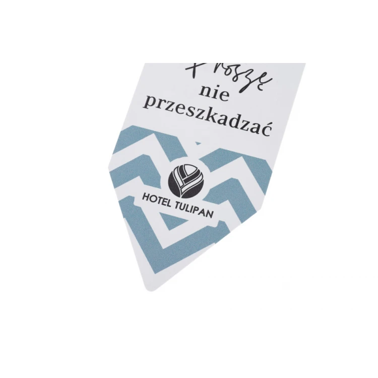 Hotel Door Hangers - dimensions: 60x205mm - UV print - ZAW012