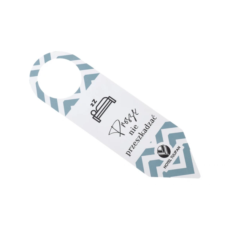 Hotel Door Hangers - dimensions: 60x205mm - UV print - ZAW012