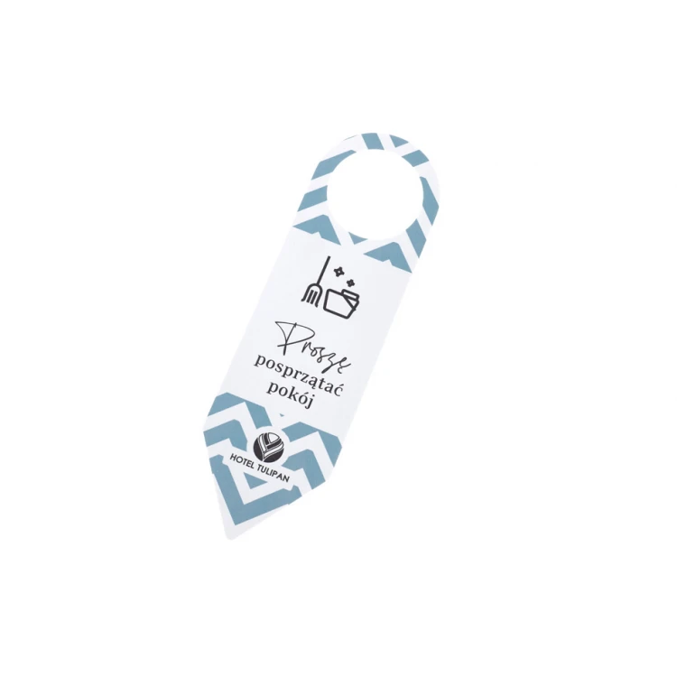 Hotel Door Hangers - dimensions: 60x205mm - UV print - ZAW012