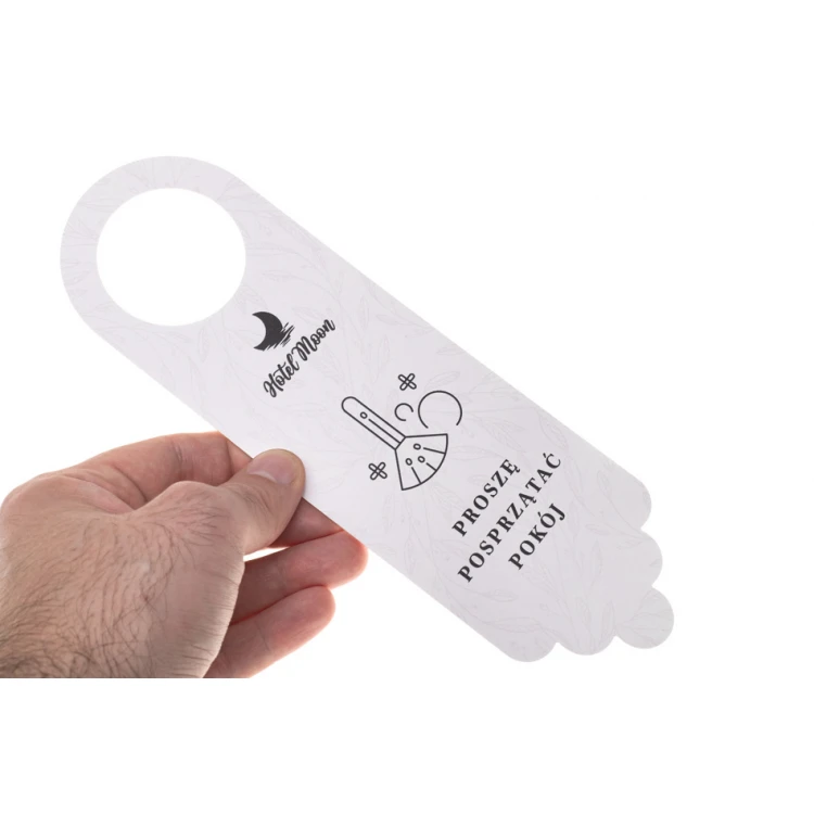 Hotel Door Hangers - dimensions: 70x230mm - UV print - ZAW013