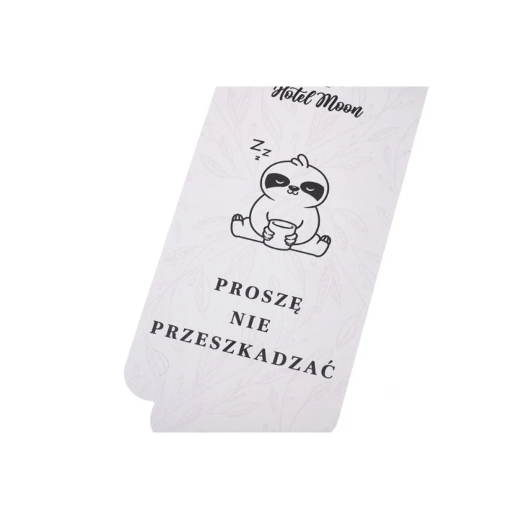 Hotel Door Hangers - dimensions: 70x230mm - UV print - ZAW013