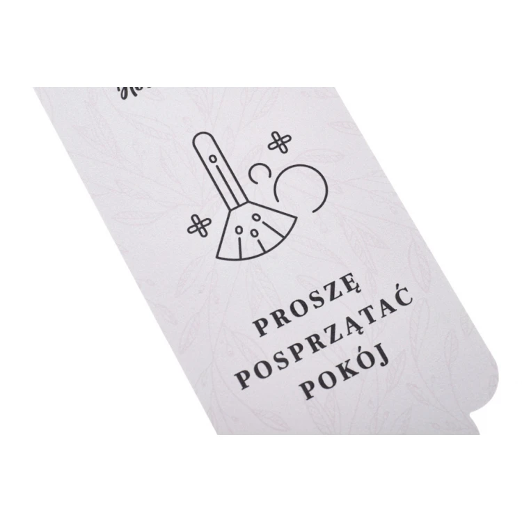 Hotel Door Hangers - dimensions: 70x230mm - UV print - ZAW013