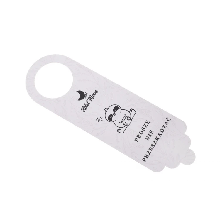Hotel Door Hangers - dimensions: 70x230mm - UV print - ZAW013