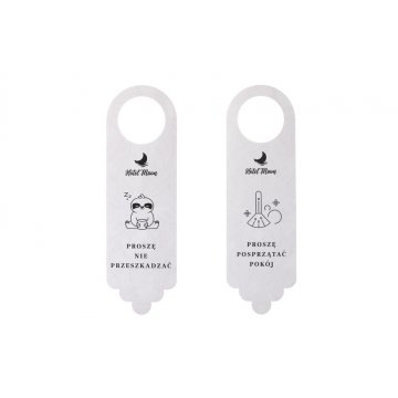 Hotel Door Hangers - dimensions: 70x230mm - UV print - ZAW013
