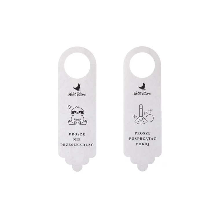 Hotel Door Hangers - dimensions: 70x230mm - UV print - ZAW013
