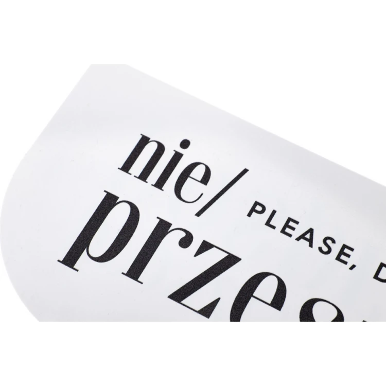 Hotel Door Hangers - dimensions: 60x230mm - UV print - ZAW014