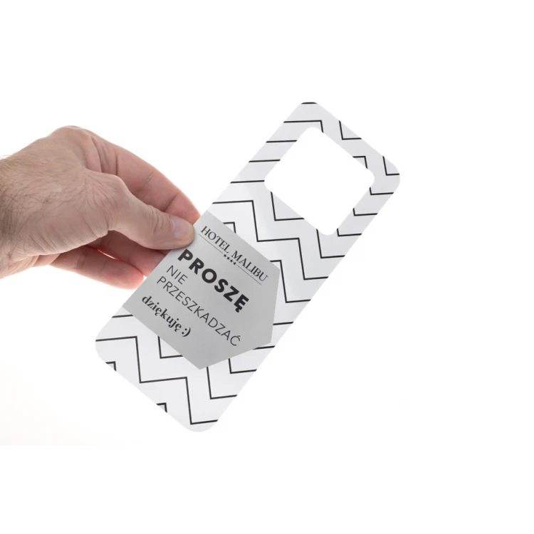 Hotel Door Hangers - dimensions: 80x205mm - UV print - ZAW015