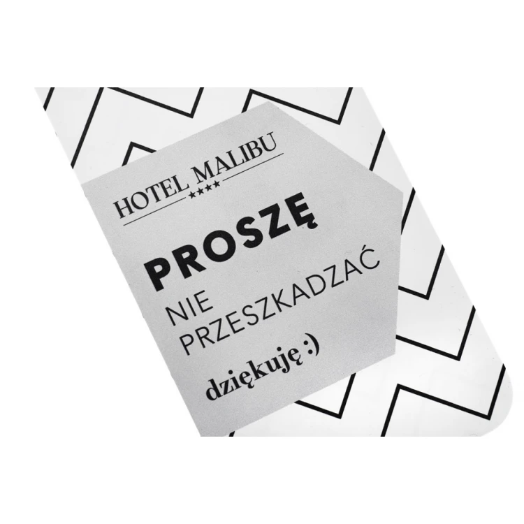 Hotel Door Hangers - dimensions: 80x205mm - UV print - ZAW015