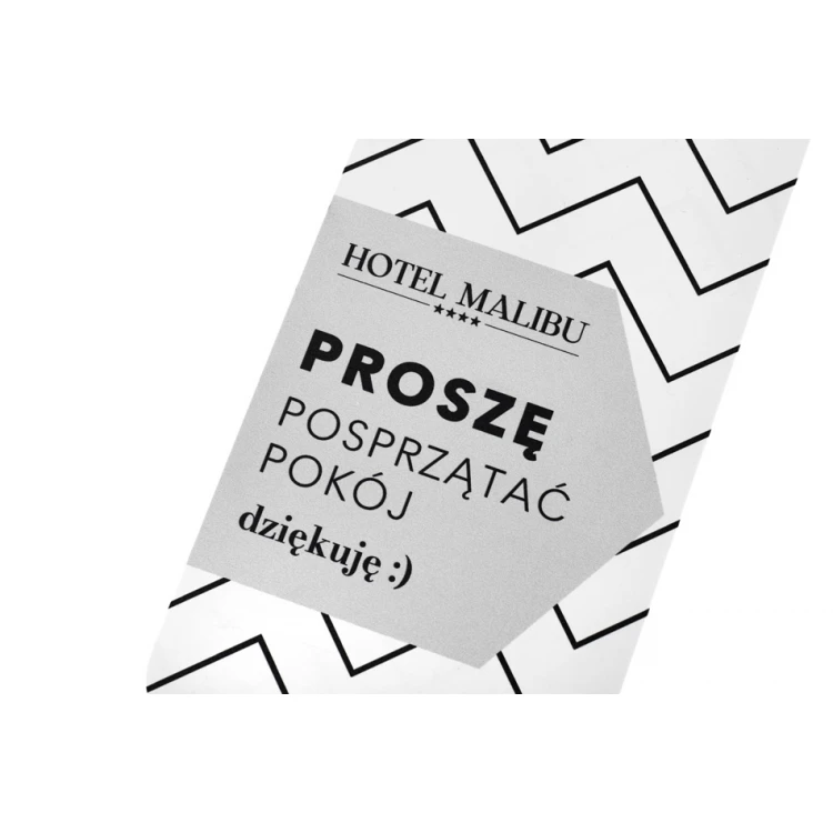 Hotel Door Hangers - dimensions: 80x205mm - UV print - ZAW015