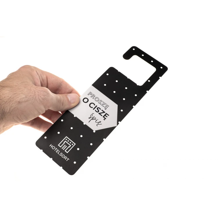 Hotel Door Hangers - dimensions: 65x210mm - UV print - ZAW016