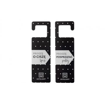 Hotel Door Hangers - dimensions: 65x210mm - UV print - ZAW016