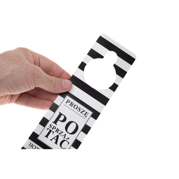 Hotel Door Hangers - dimensions: 65x217mm - UV print - ZAW017