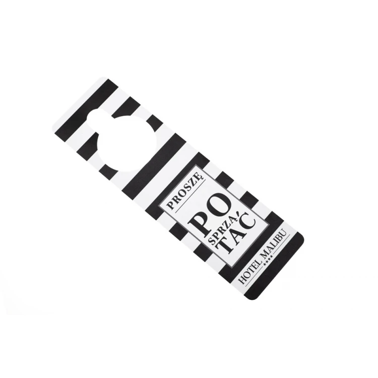 Hotel Door Hangers - dimensions: 65x217mm - UV print - ZAW017