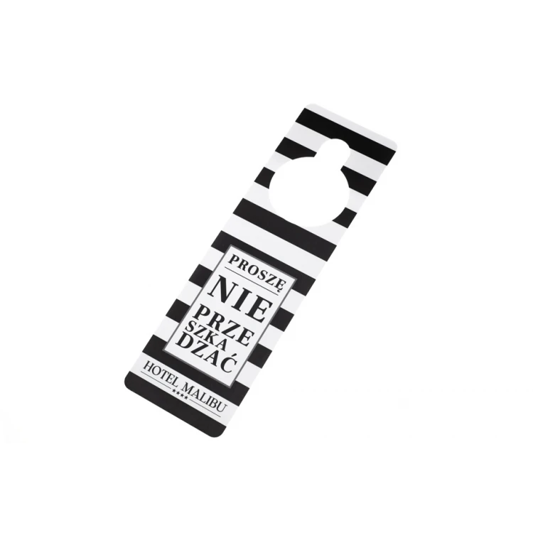 Hotel Door Hangers - dimensions: 65x217mm - UV print - ZAW017