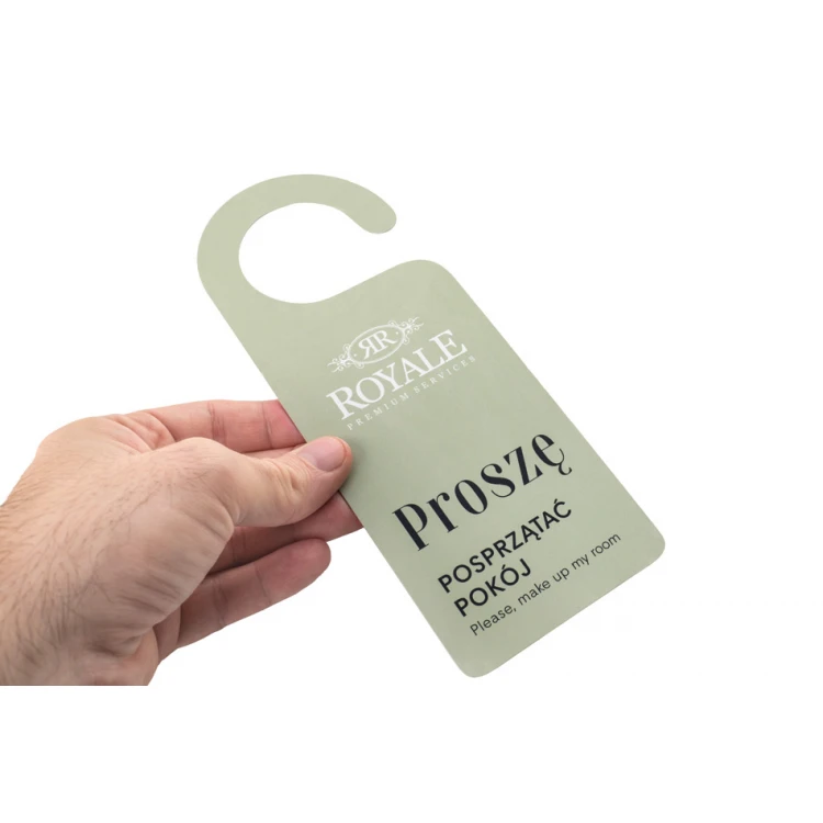 Hotel Door Hangers - dimensions: 81x210mm - UV print - ZAW009