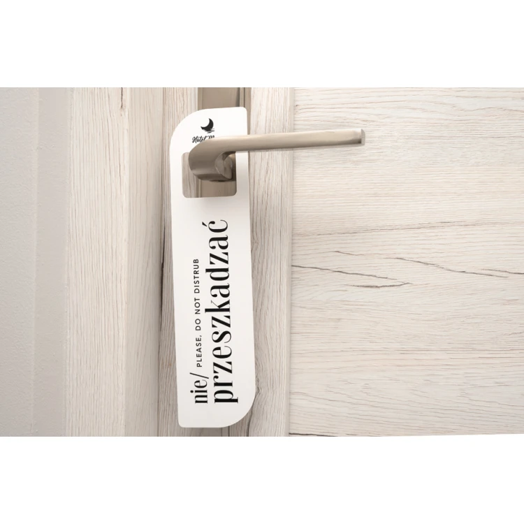 Hotel Door Hangers - dimensions: 60x230mm - UV print - ZAW014