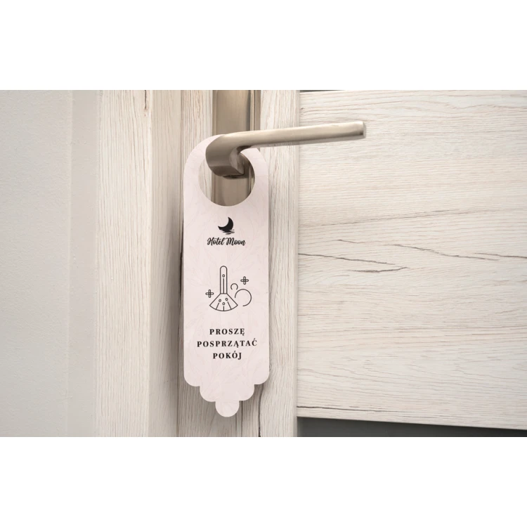 Hotel Door Hangers - dimensions: 70x230mm - UV print - ZAW013