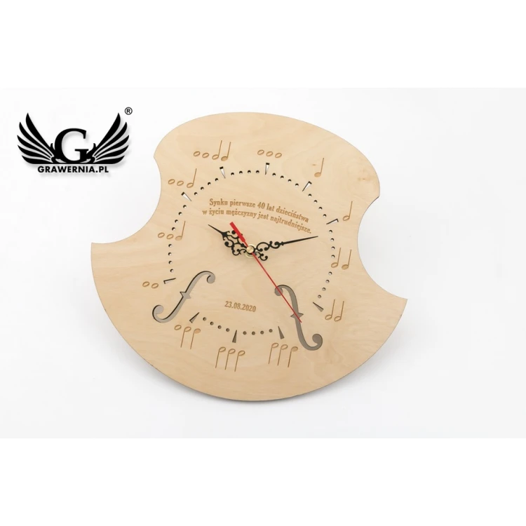 Clock for Musician - Natural Color - CLK024