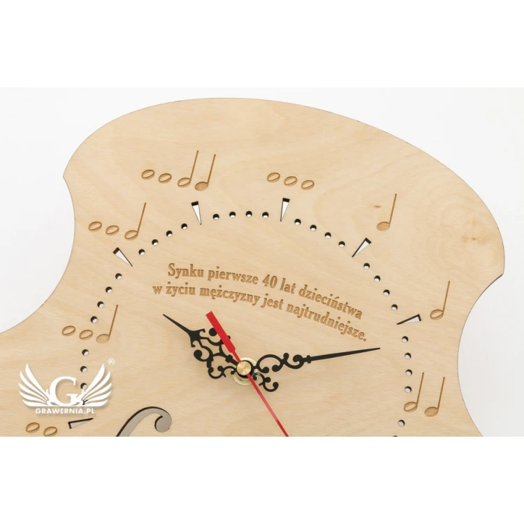 Clock for Musician - Natural Color - CLK024