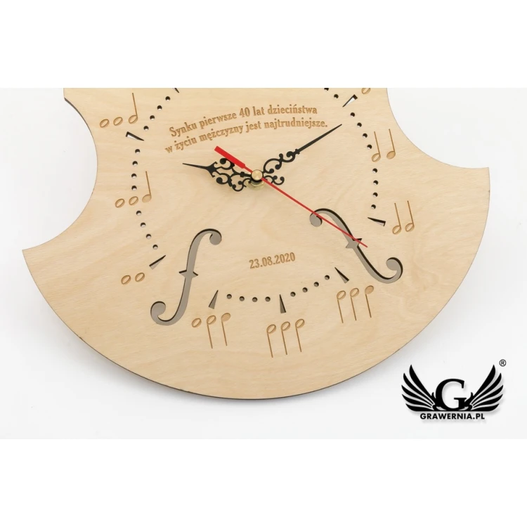 Clock for Musician - Natural Color - CLK024