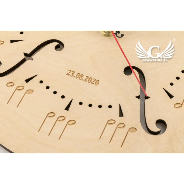 Clock for Musician - Natural Color - CLK024