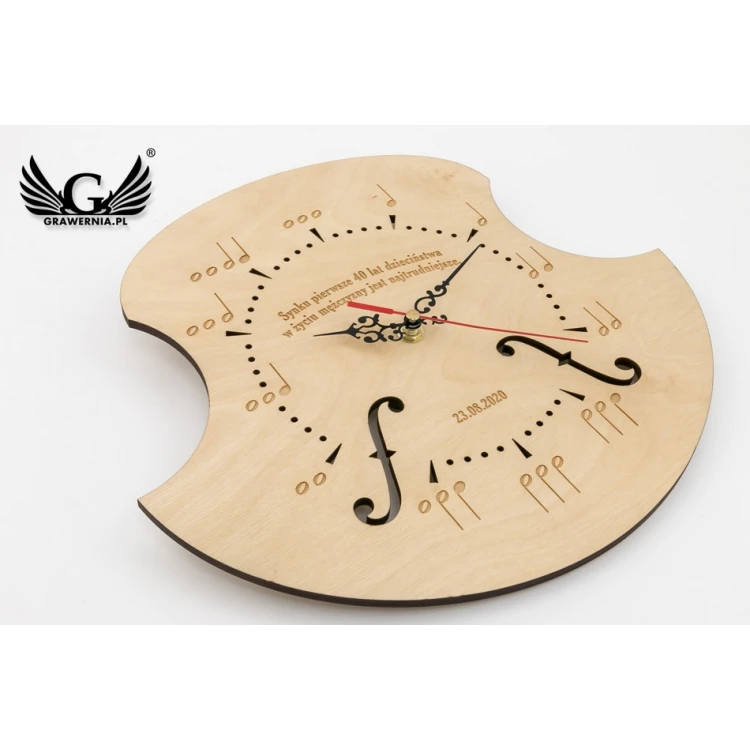 Clock for Musician - Natural Color - CLK024