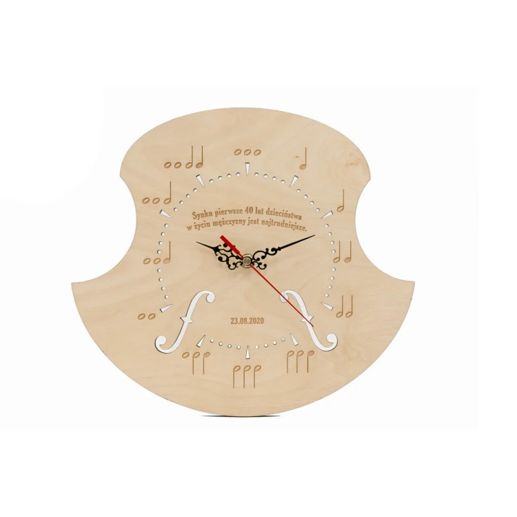 Clock for Musician - Natural Color - CLK024