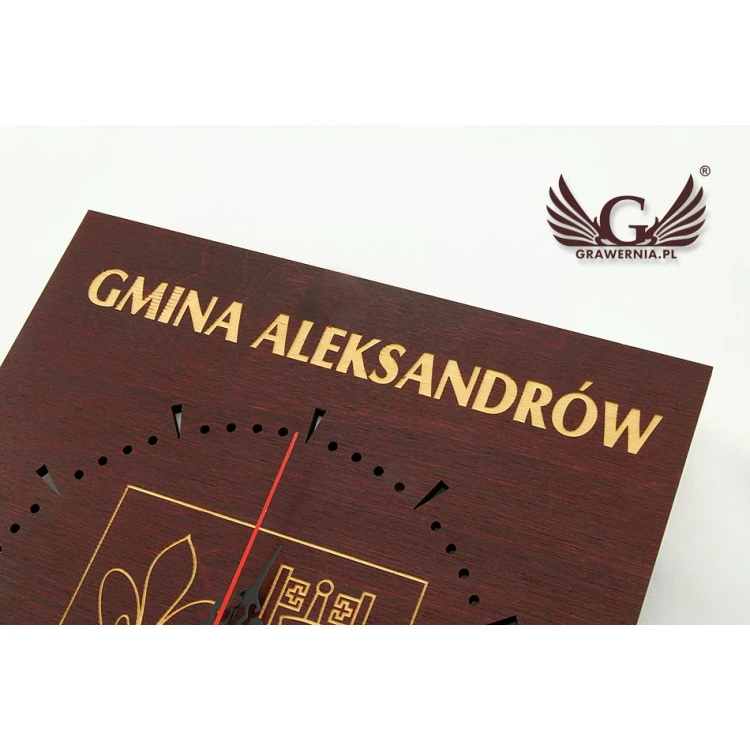 Wooden Clock - HERB 2 - ZEG014