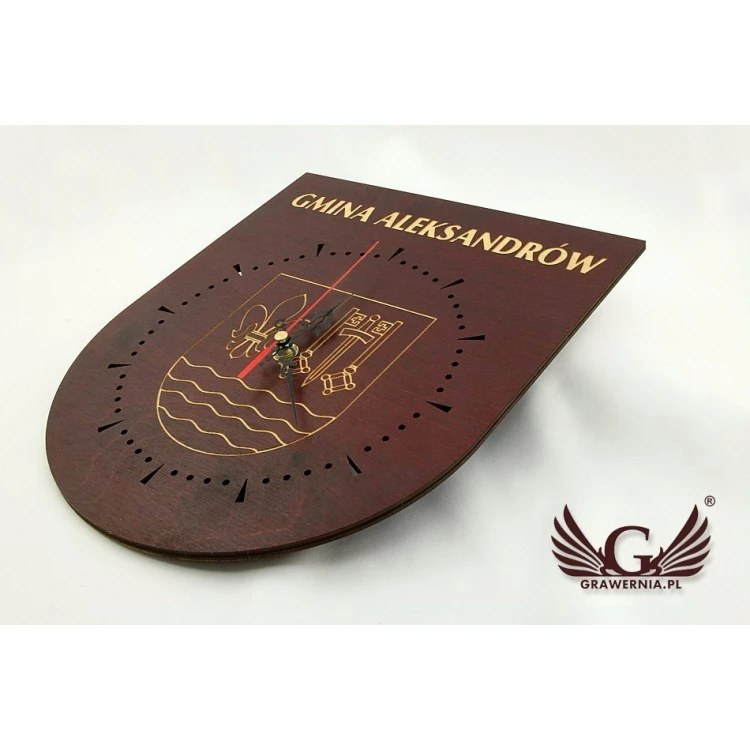 Wooden Clock - HERB 2 - ZEG014