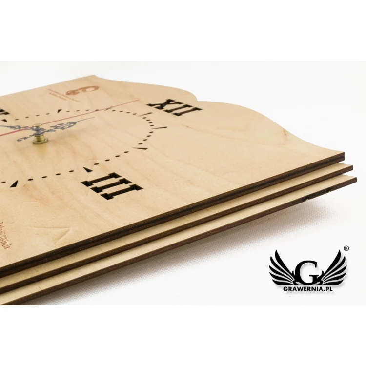 Wooden Clock - BOOK - CLK017