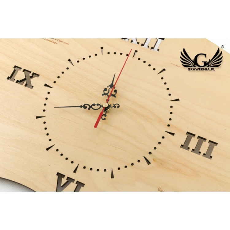 Wooden Clock - BOOK - CLK017