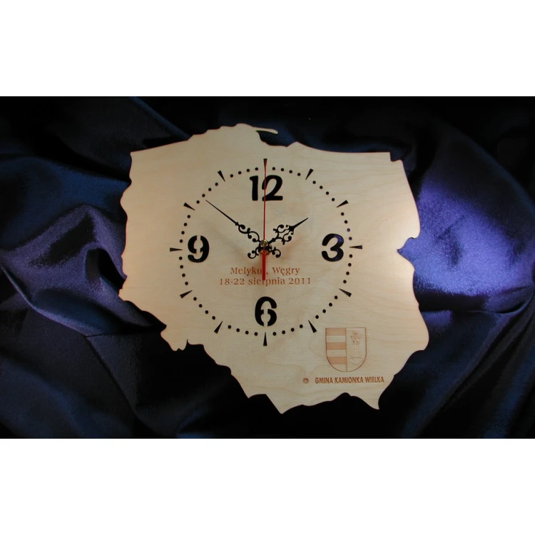 Wooden Clock - POLAND 2 - CLK018