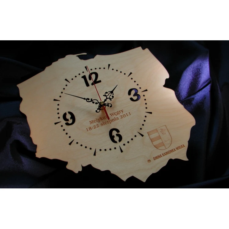 Wooden Clock - POLAND 2 - CLK018