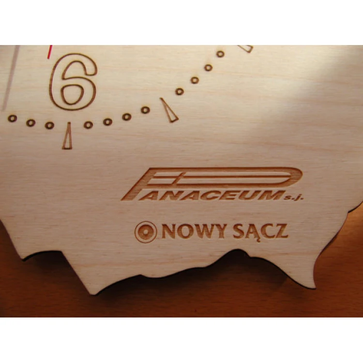 Wooden Clock - POLAND 1 - CLK023