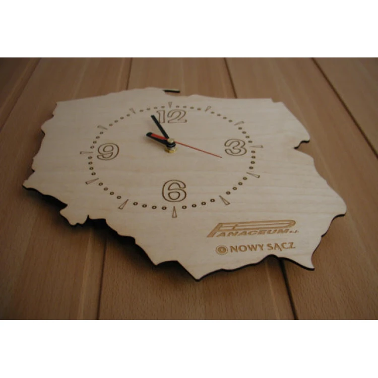 Wooden Clock - POLAND 1 - CLK023