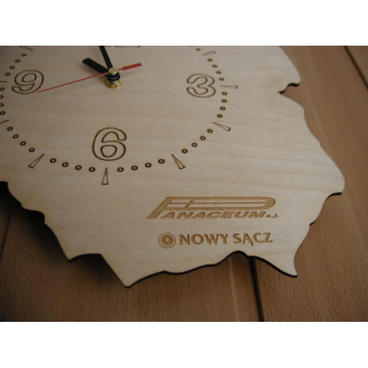 Wooden Clock - POLAND 1 - CLK023