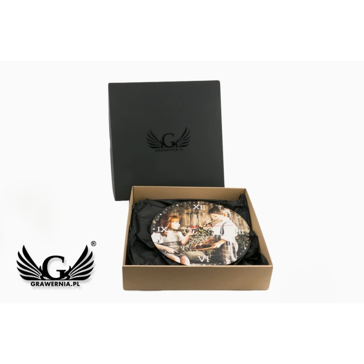 Wooden Clock with Your Photo - Gift for Any Occasion - CLK001