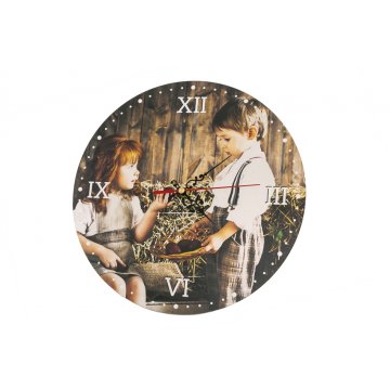 Wooden Clock with Your Photo - Gift for Any Occasion - CLK001