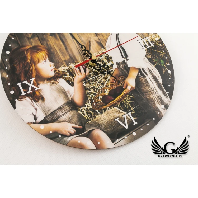 Wooden Clock with Your Photo - Gift for Any Occasion - CLK001