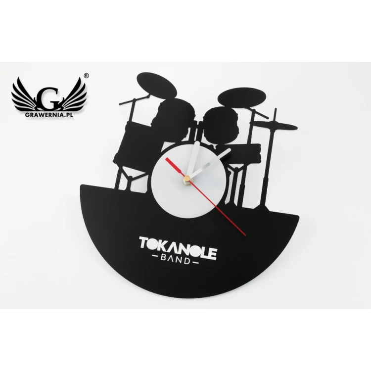 Rock Clock with any engraving - CLK008