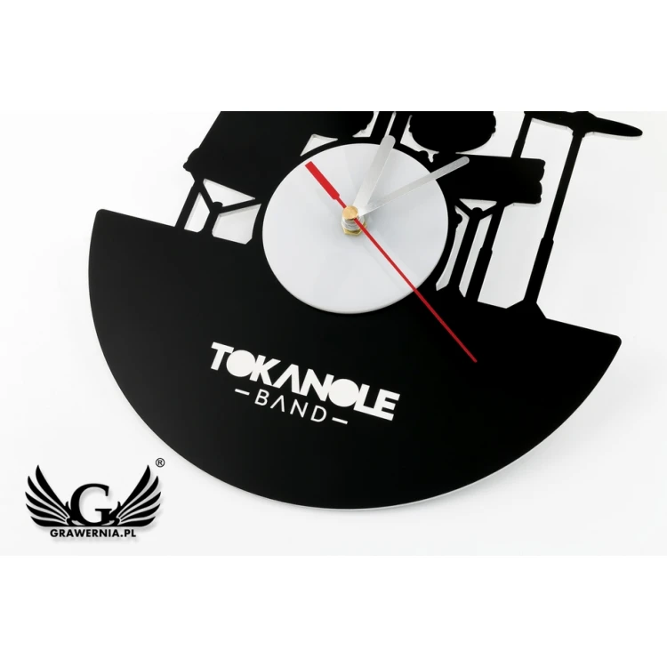 Rock Clock with any engraving - CLK008